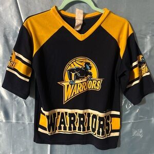 VTG 1998 GOLDEN STATE WARRIORS JERSEY HOCKEY SHIRT NBA THROWBACK YOUTH L